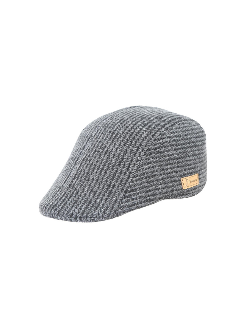 FabSeasons Ascot Poly Wool Ivy Flat Golf Cap Classic Newsboy Gatsby Hat for Men
